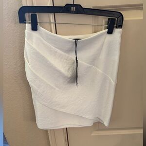 NWT RtA Asymmetrical White Skirt